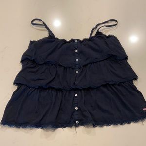 Vintage Navy Blue Hollister Cami